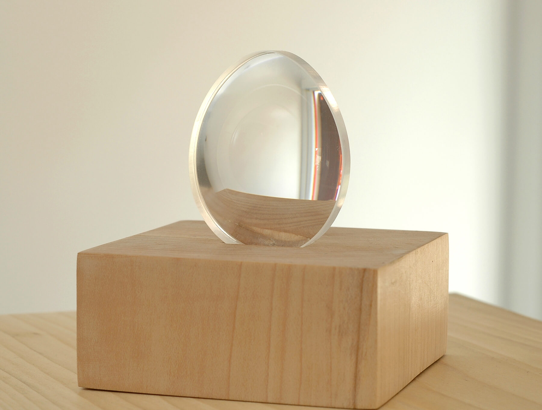 Chicken, Optical lens with Rojany's prescription, 2 x 2 ½ x ½ in, 2005
