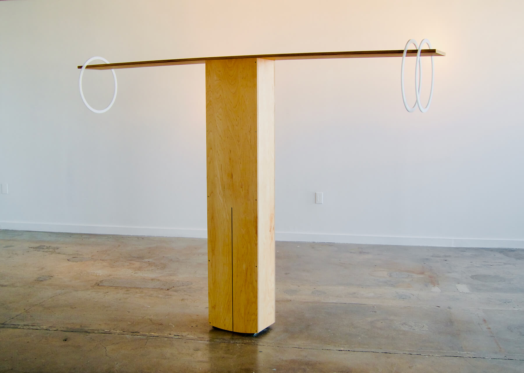 1,2, Wood, plexi, metal, 5 ft 7 in, x 8 ft x 17 in, 2013